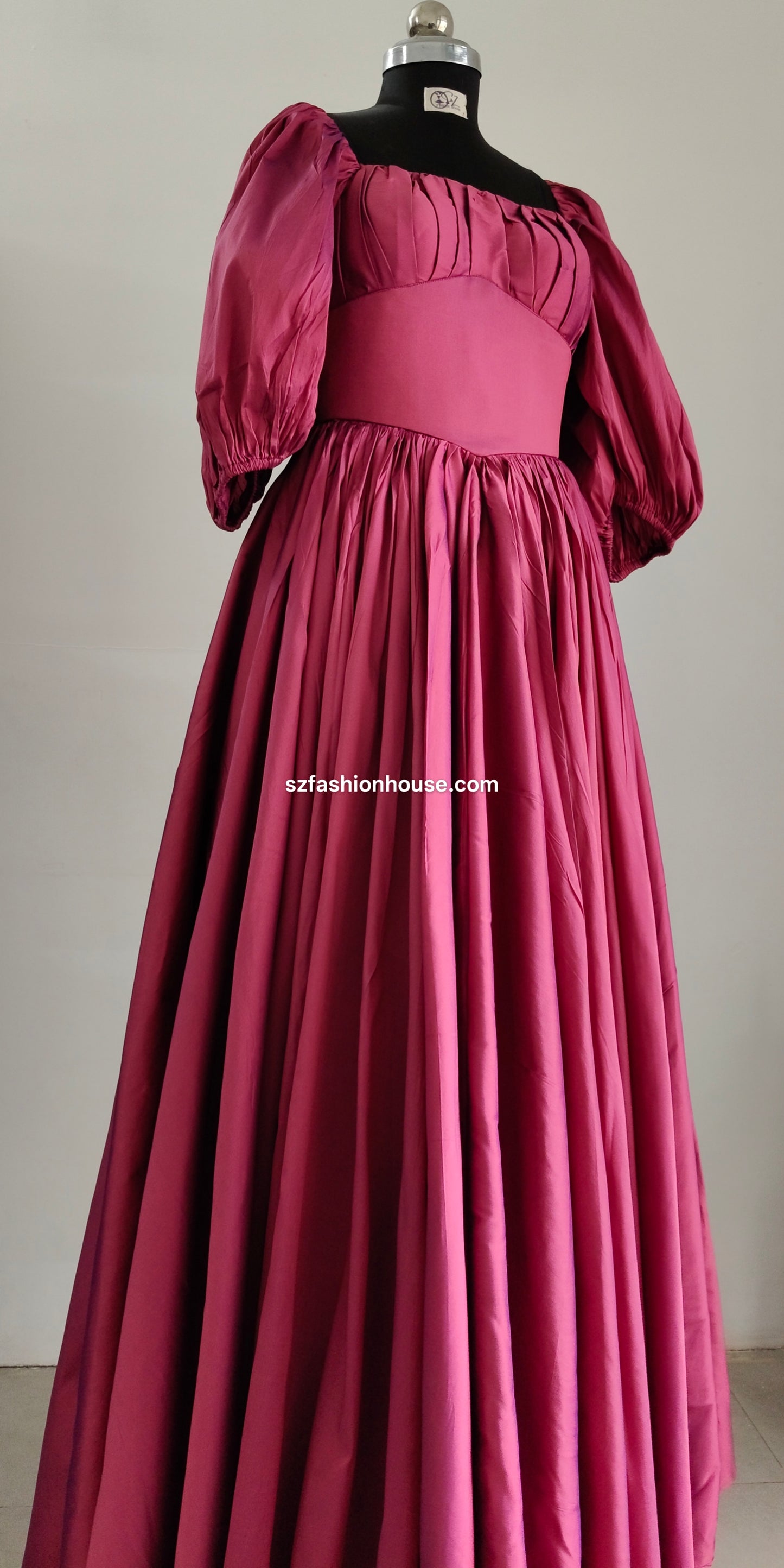 Pink dress - long gown for women | party wear gown