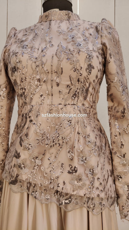 Floral embroidered jacket 