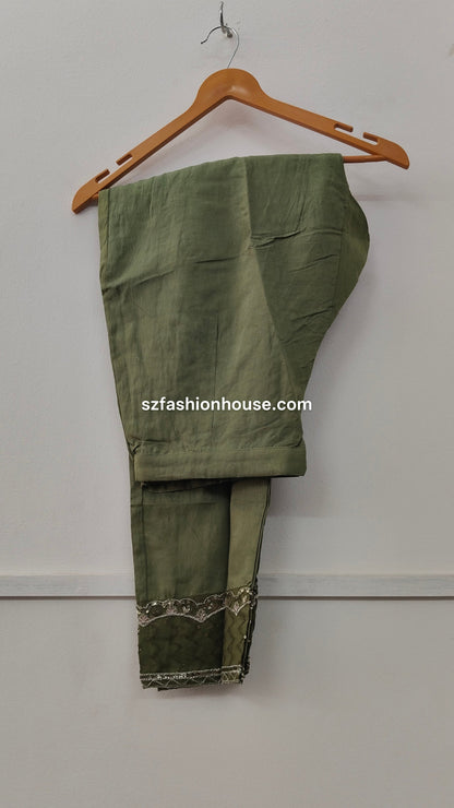 Green pants